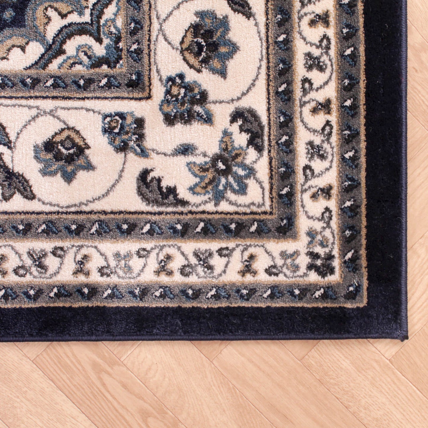 Handmade Carpets Sherborne Navy Rug