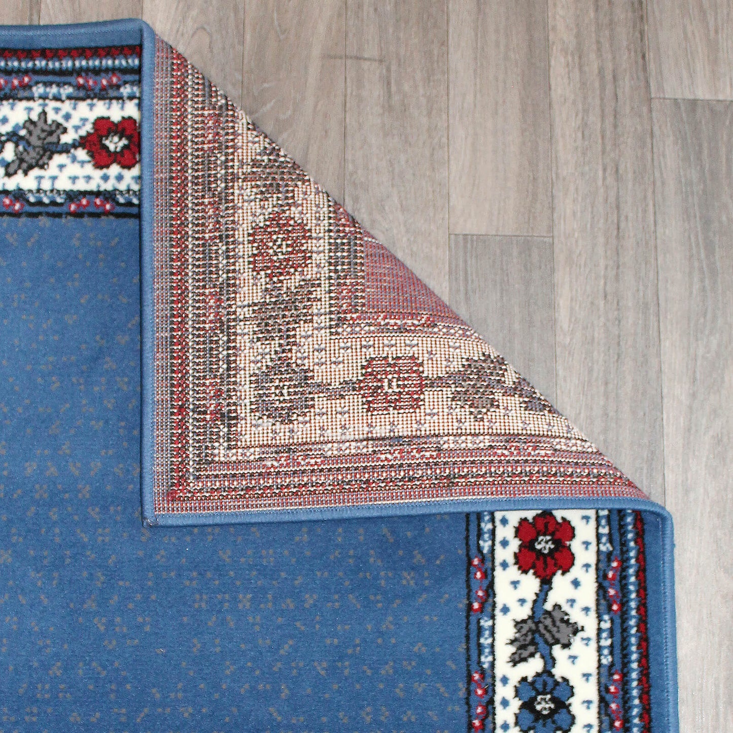 Rug Style Traditional Poly Valencia Blue Rug